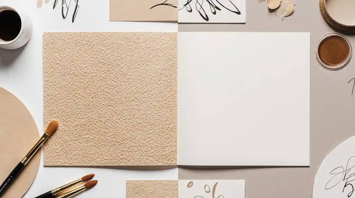 Papier lisse ou papier avec texture